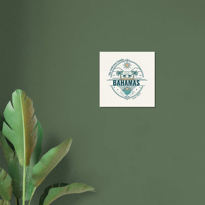 Personalized Travel Canvas – Bahamas Wall Art - Out of Office Outfitters - Home Decor