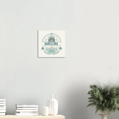 Personalized Travel Canvas – Barcelona Wall Art - Out of Office Outfitters - Home Decor