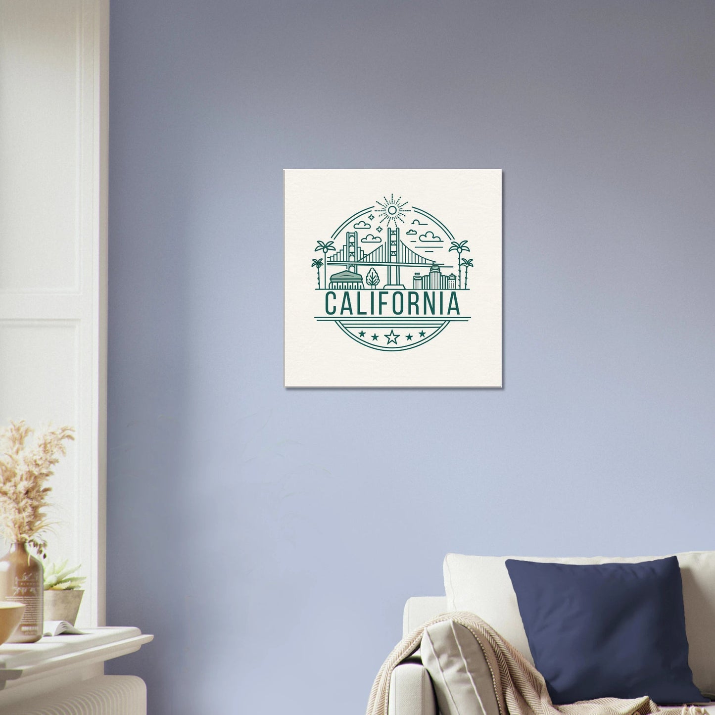 Personalized Travel Canvas – California Wall Art - Out of Office Outfitters - Home Decor