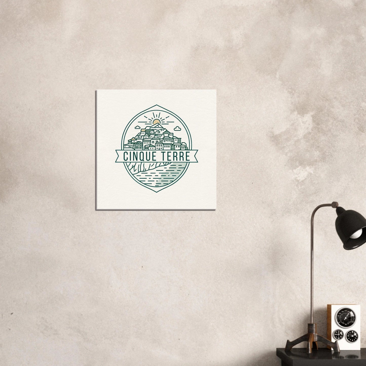 Personalized Travel Canvas – Cinque Terre Wall Art - Out of Office Outfitters - Home Decor