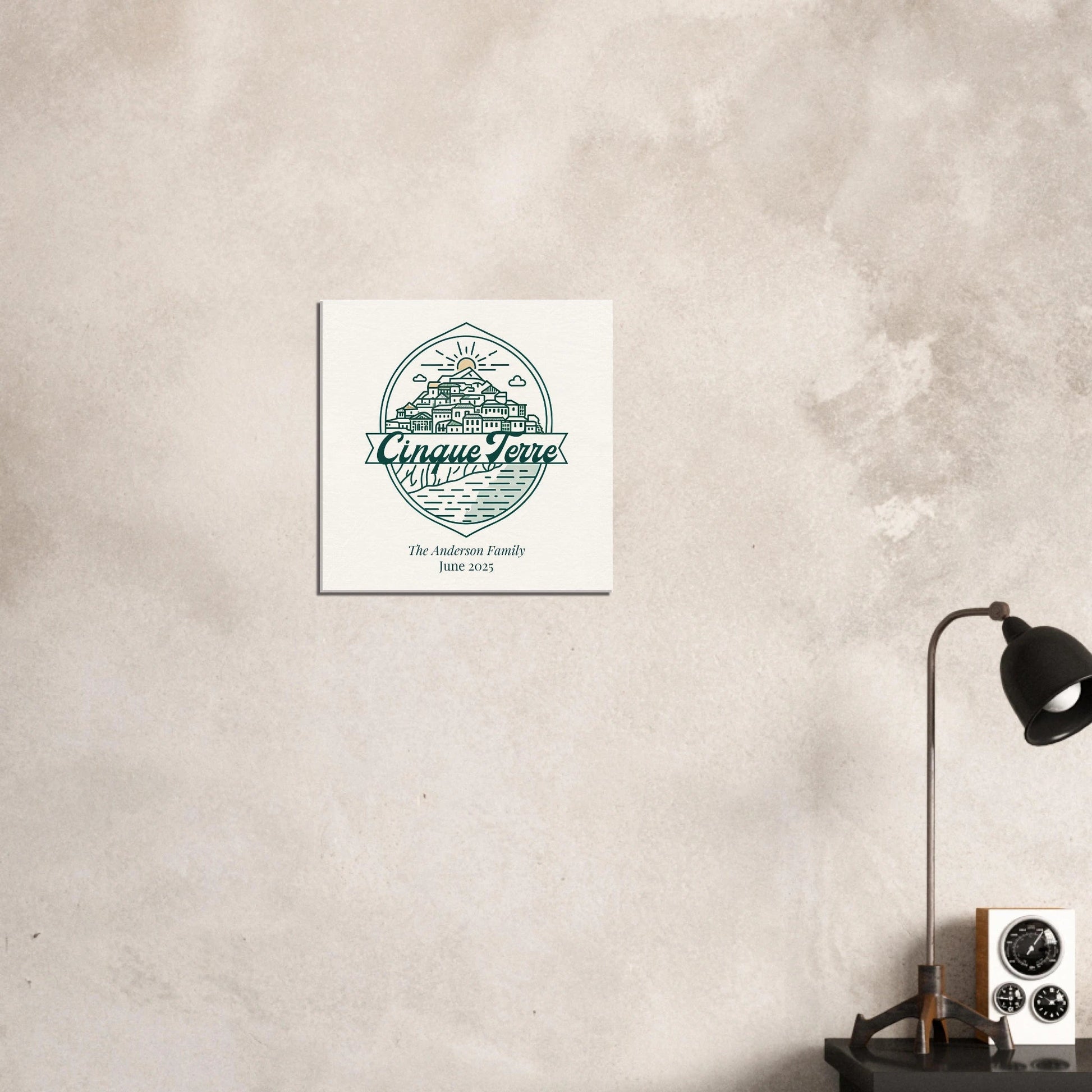 Personalized Travel Canvas – Cinque Terre Wall Art - Out of Office Outfitters - Home Decor