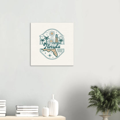 Personalized Travel Canvas – Florida Wall Art - Out of Office Outfitters - Home Decor