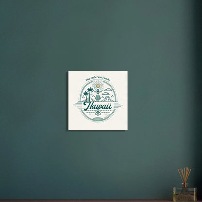 Personalized Travel Canvas – Hawaii Wall Art - Out of Office Outfitters - Home Decor