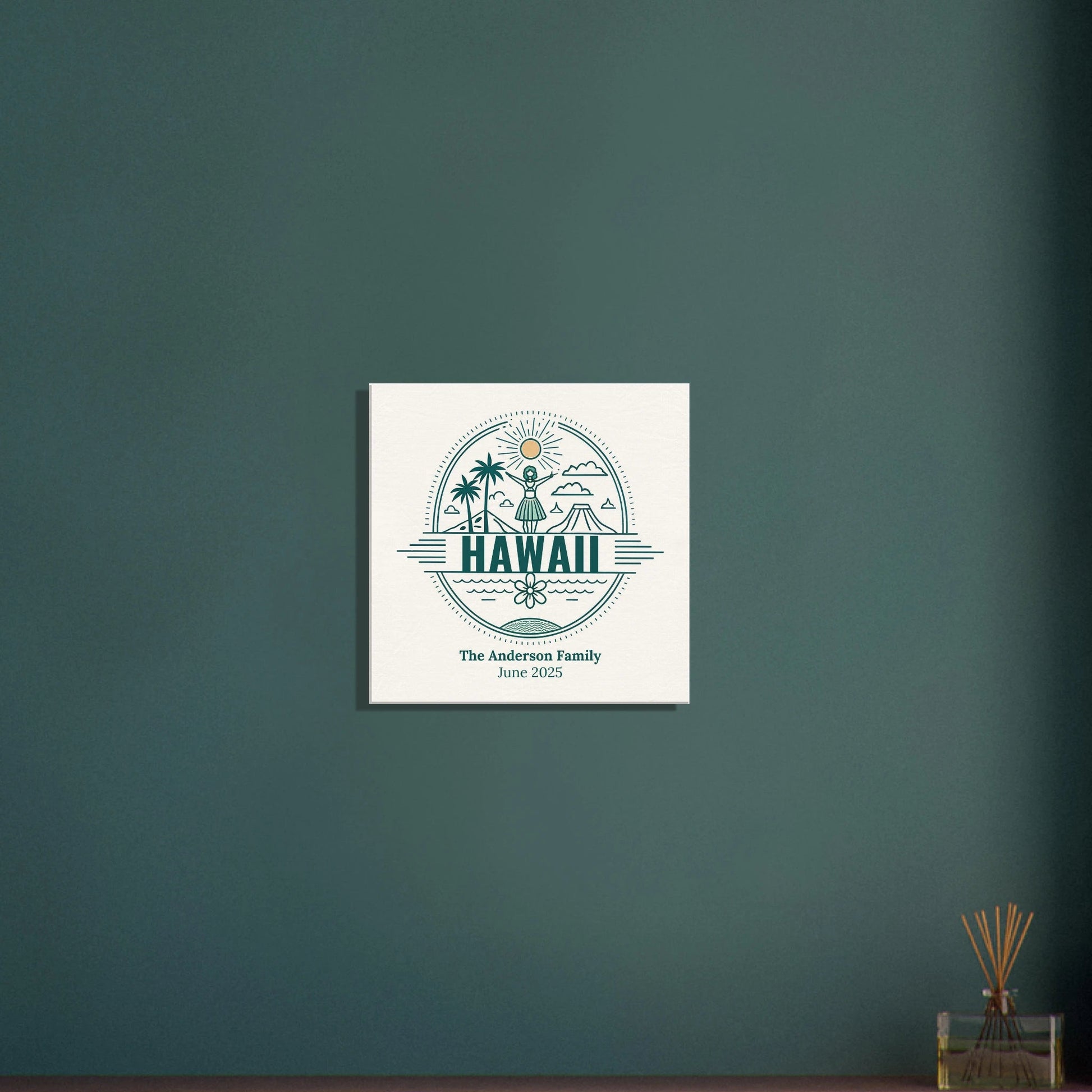 Personalized Travel Canvas – Hawaii Wall Art - Out of Office Outfitters - Home Decor
