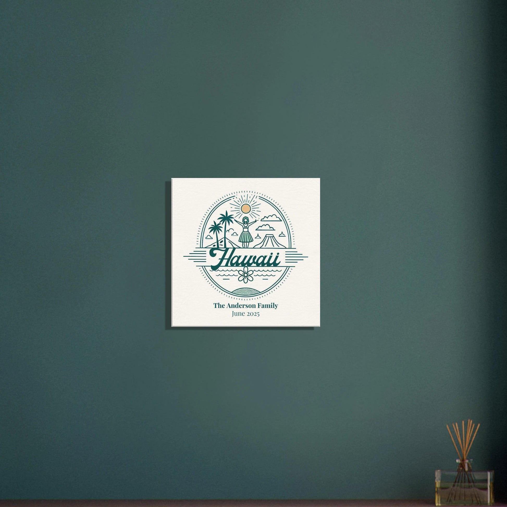 Personalized Travel Canvas – Hawaii Wall Art - Out of Office Outfitters - Home Decor