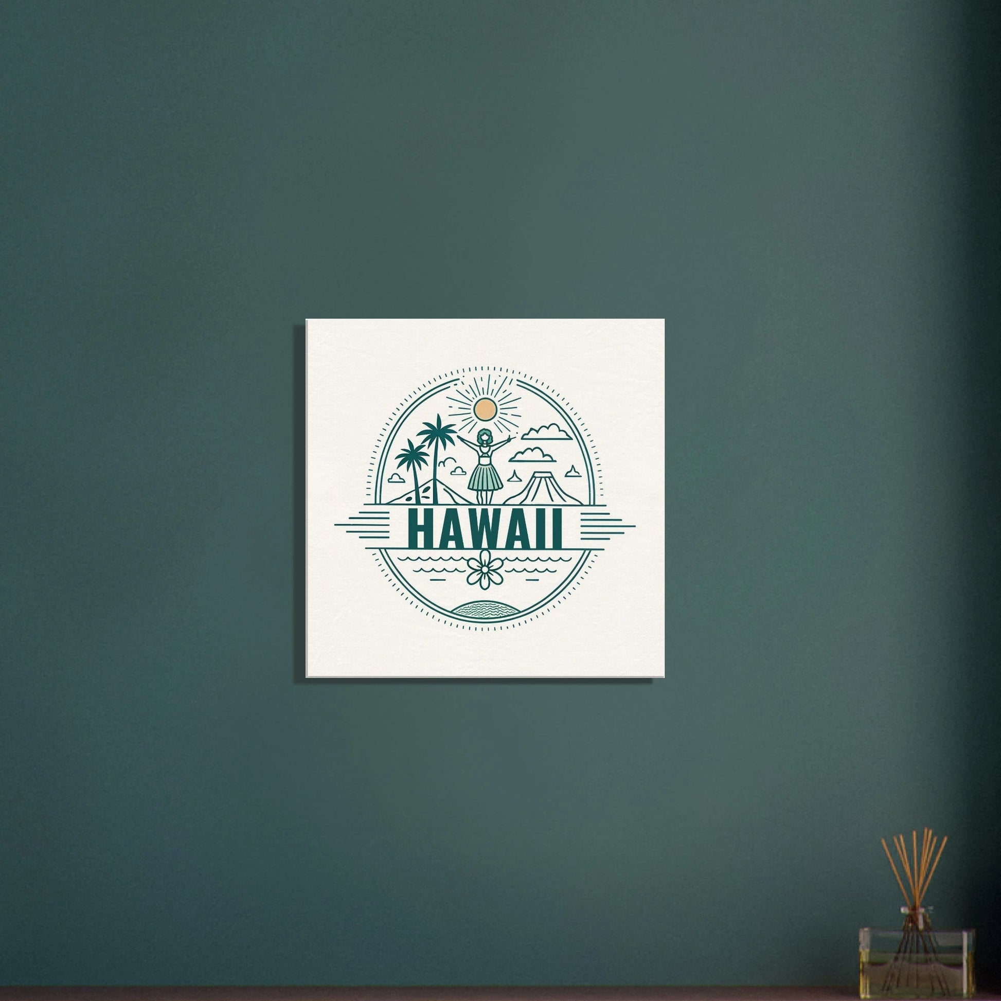 Personalized Travel Canvas – Hawaii Wall Art - Out of Office Outfitters - Home Decor