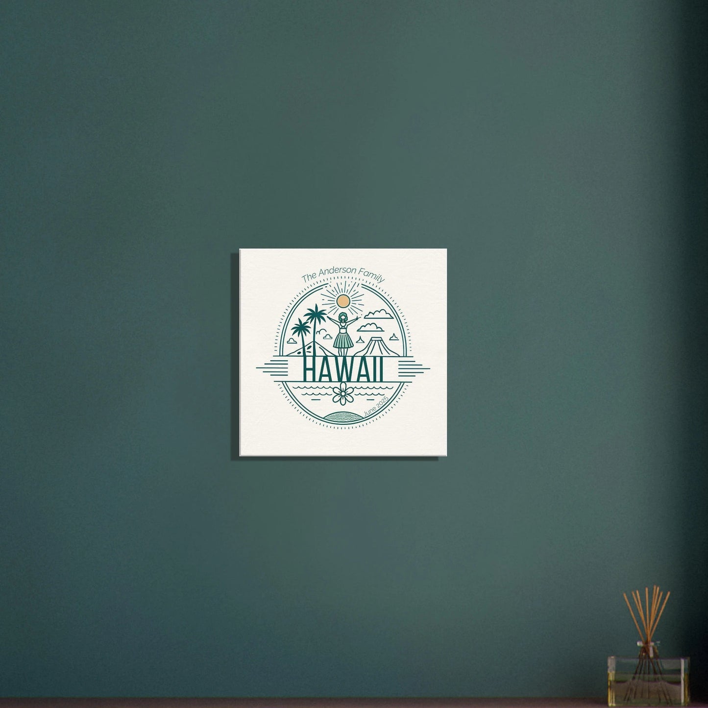 Personalized Travel Canvas – Hawaii Wall Art - Out of Office Outfitters - Home Decor