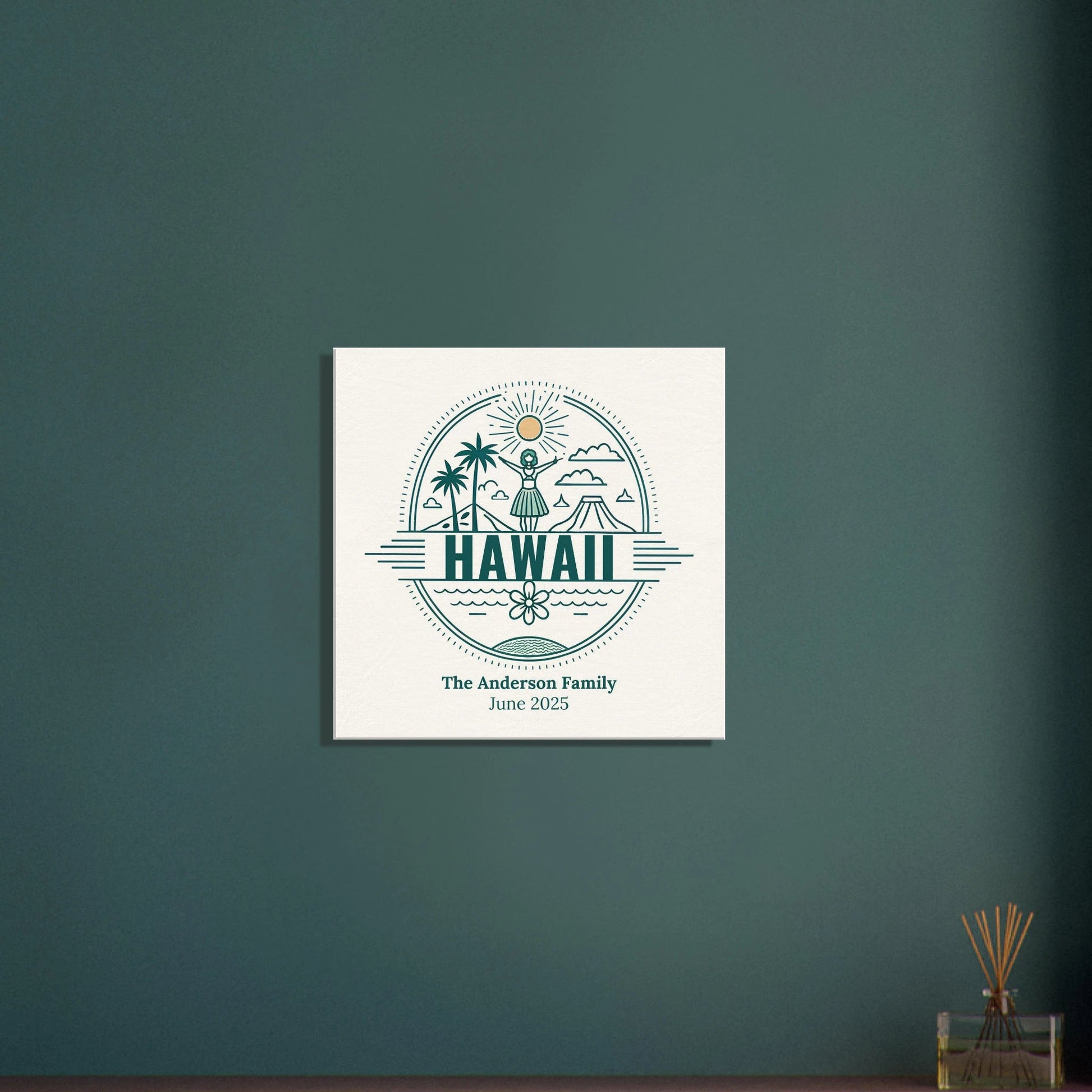 Personalized Travel Canvas – Hawaii Wall Art - Out of Office Outfitters - Home Decor