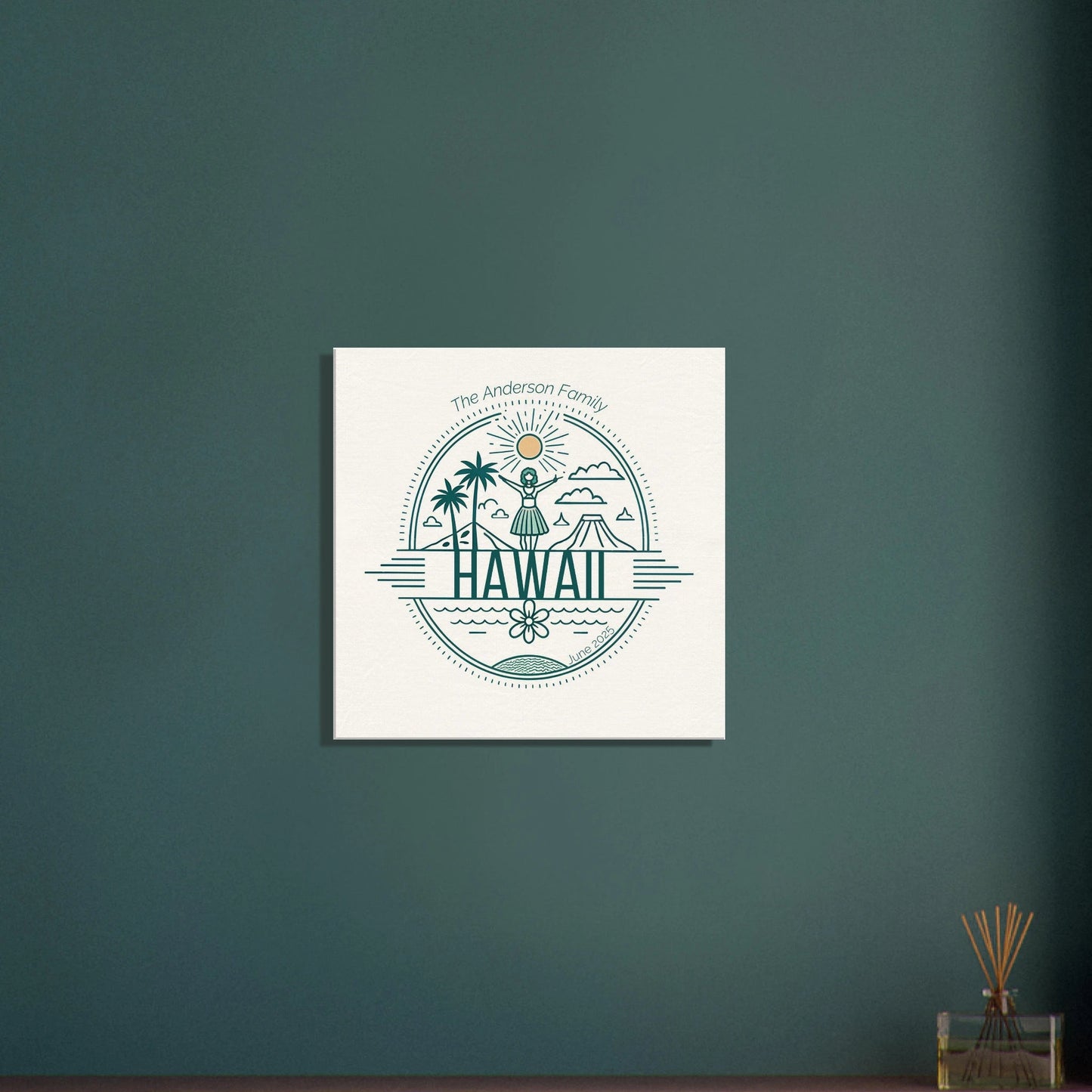 Personalized Travel Canvas – Hawaii Wall Art - Out of Office Outfitters - Home Decor