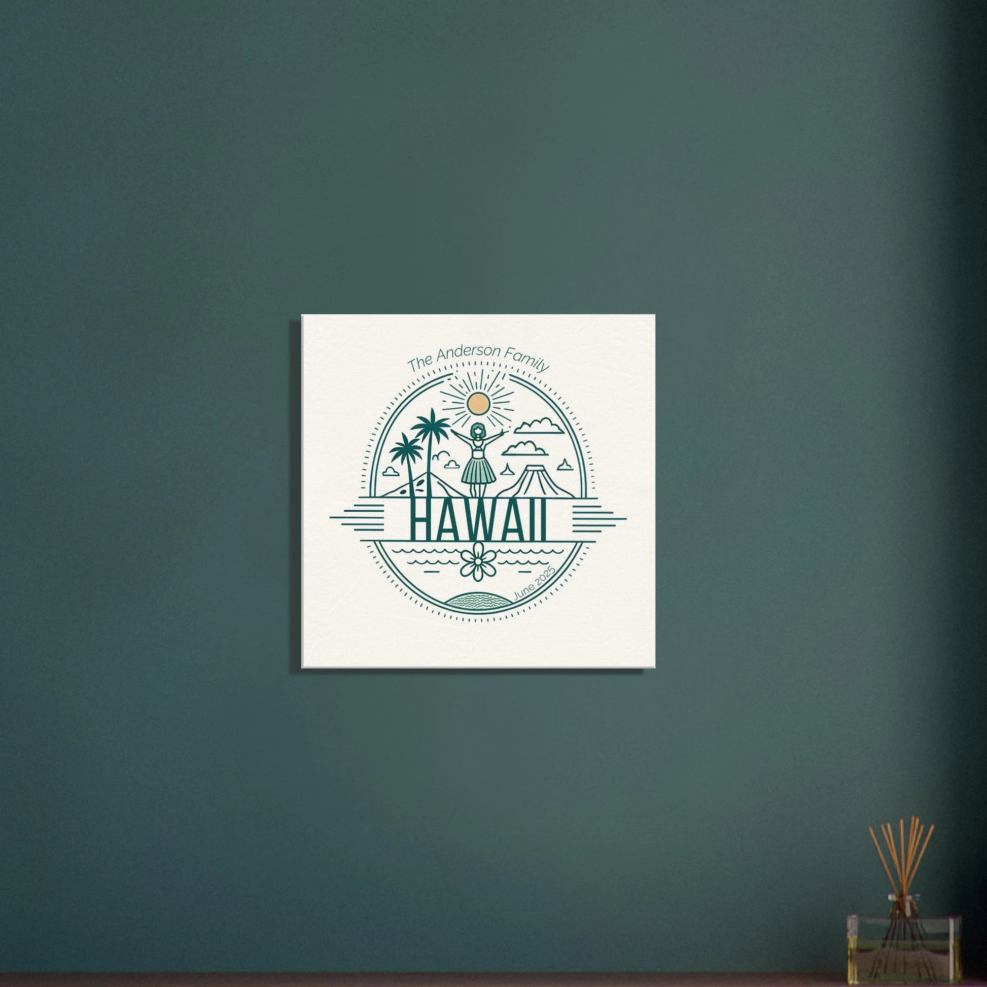 Personalized Travel Canvas – Hawaii Wall Art - Out of Office Outfitters - Home Decor