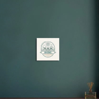 Personalized Travel Canvas – Mykonos Wall Art - Out of Office Outfitters - Home Decor