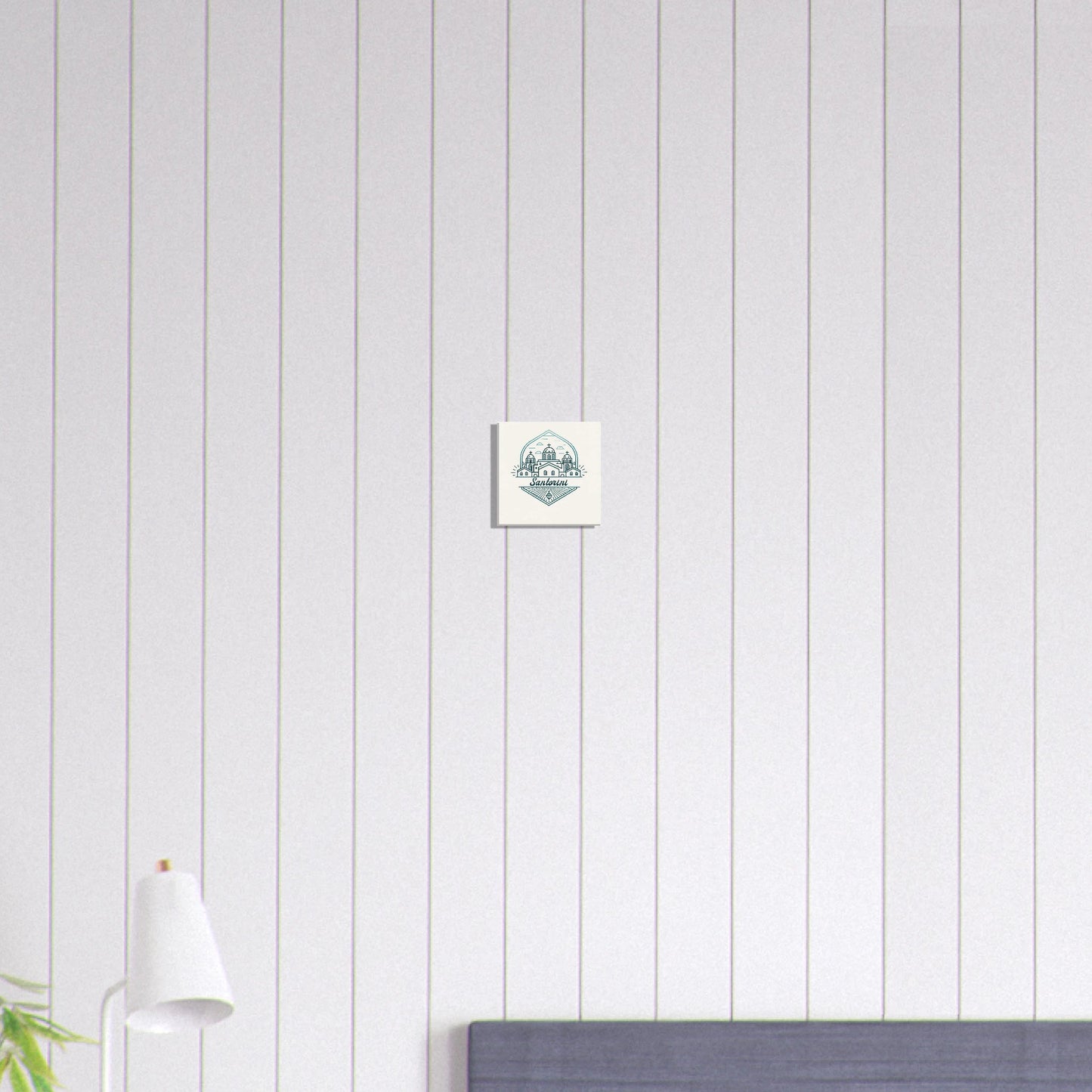 Personalized Travel Canvas – Santorini Wall Art - Out of Office Outfitters - Home Decor