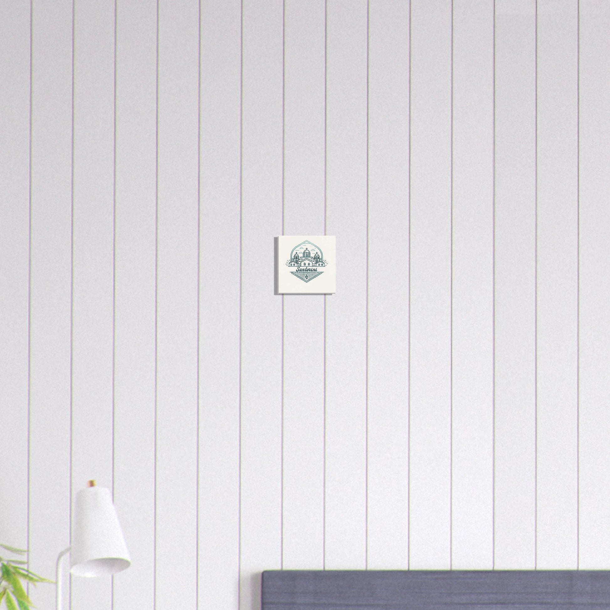 Personalized Travel Canvas – Santorini Wall Art - Out of Office Outfitters - Home Decor