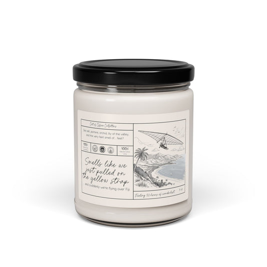 Pull on the Yellow Strap Personalized Giftable Candle for Travelers - Out of Office Outfitters - Home Decor