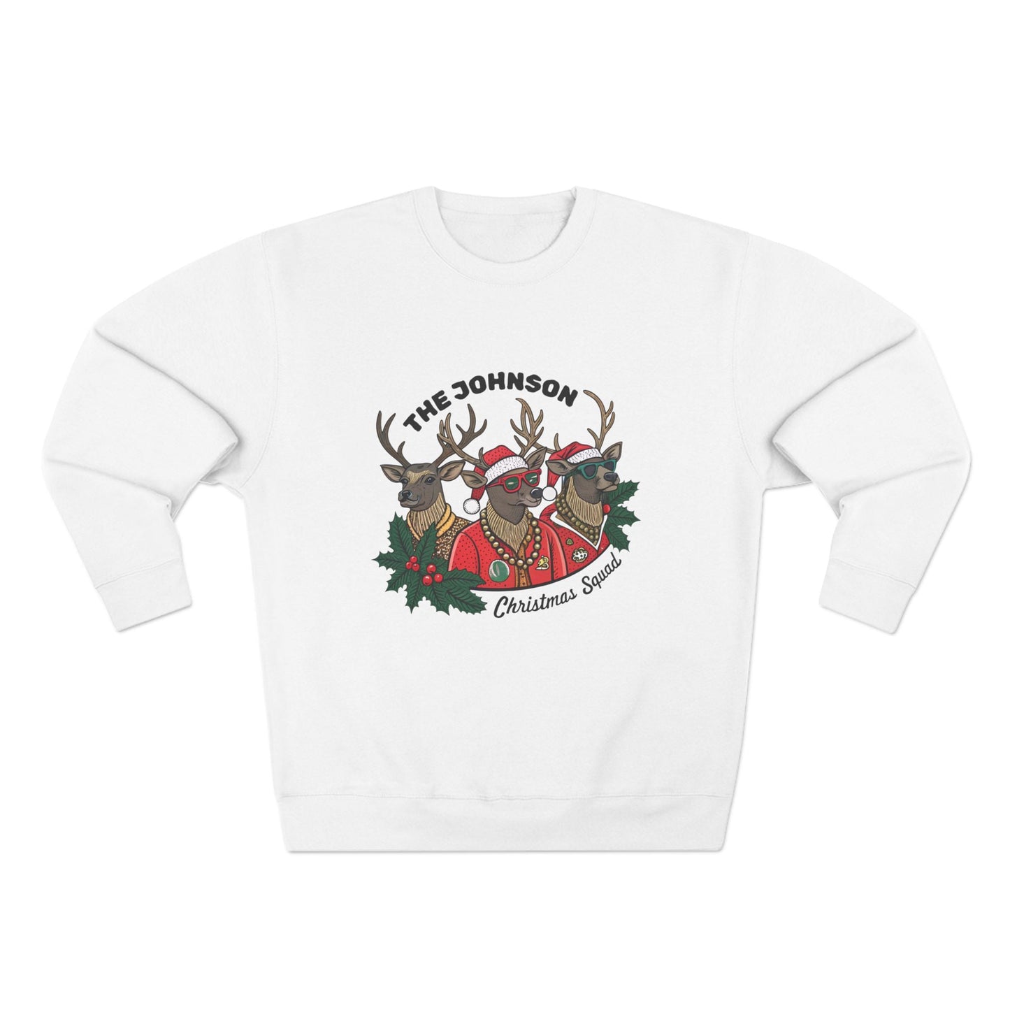 Reindeer Squad Christmas Sweatshirt - Out of Office Outfitters - Sweatshirt
