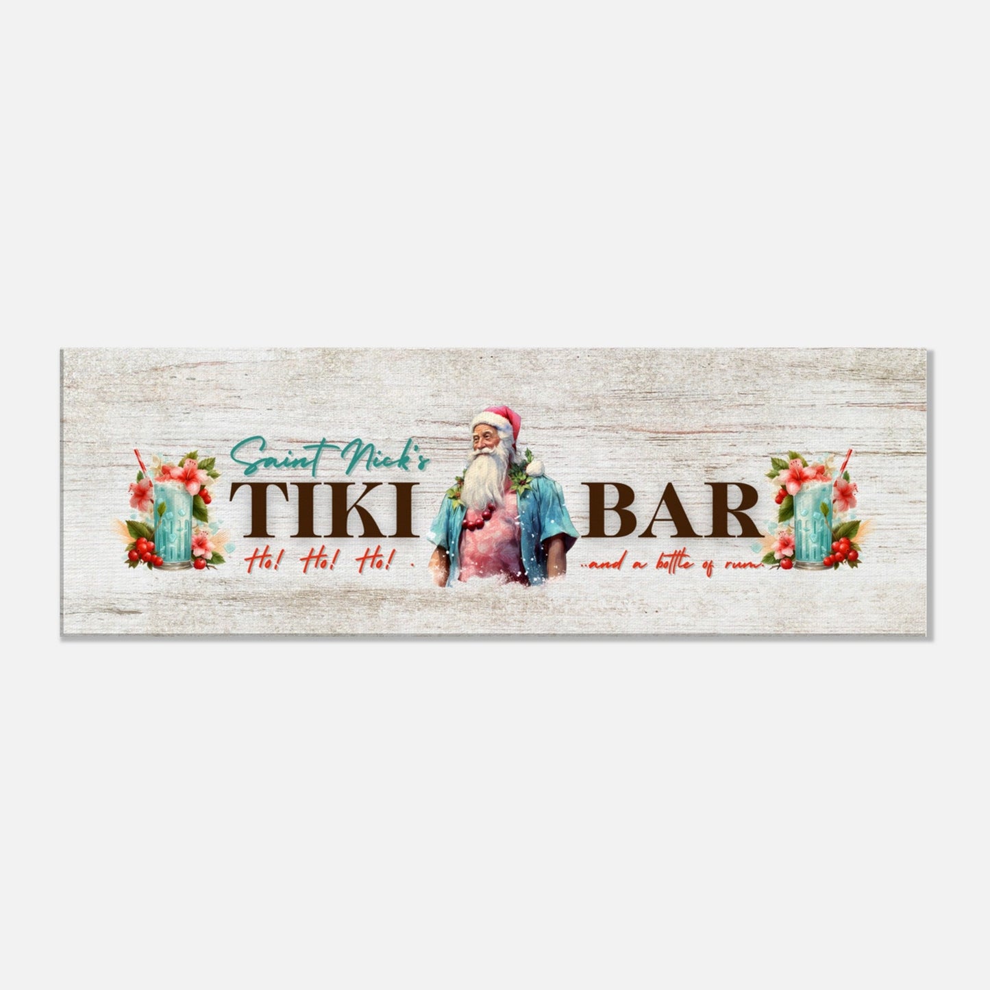 Saint Nick's Tiki Bar Canvas - Out of Office Outfitters - Print Material