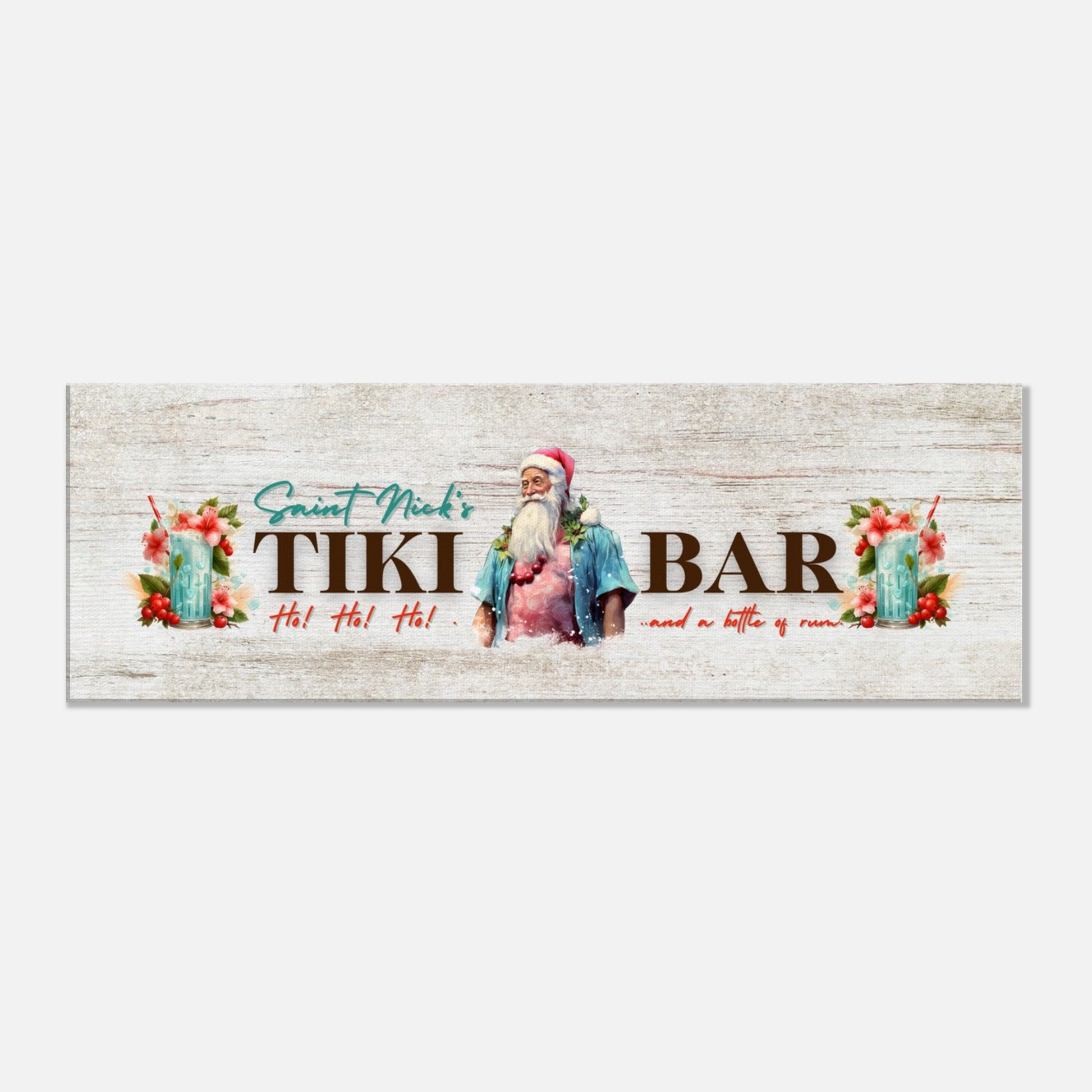 Saint Nick's Tiki Bar Canvas - Out of Office Outfitters - Print Material