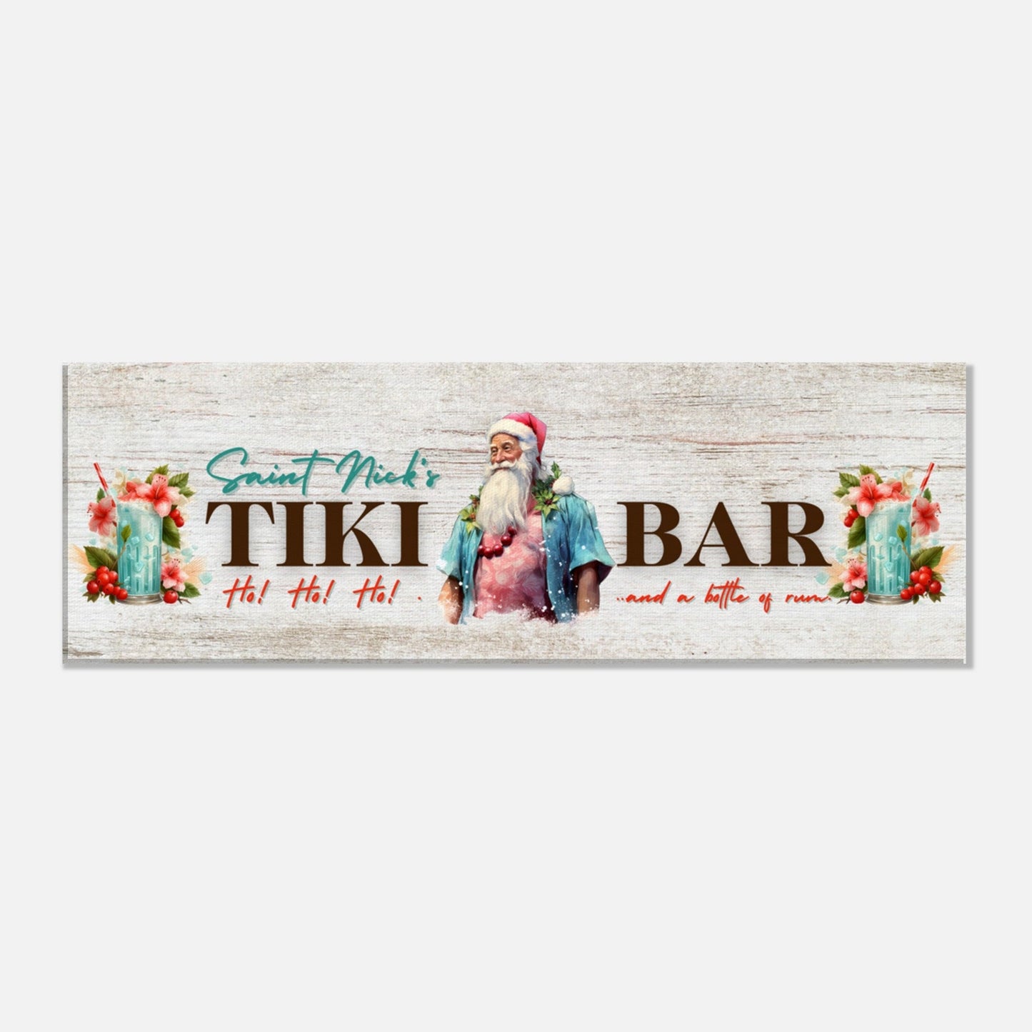 Saint Nick's Tiki Bar Canvas - Out of Office Outfitters - Print Material