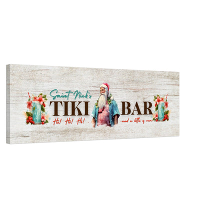 Saint Nick's Tiki Bar Canvas - Out of Office Outfitters - Print Material