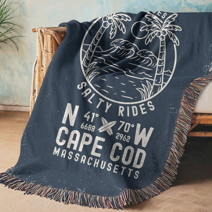 Salty Rides Woven Blanket - Out of Office Outfitters - Home Decor