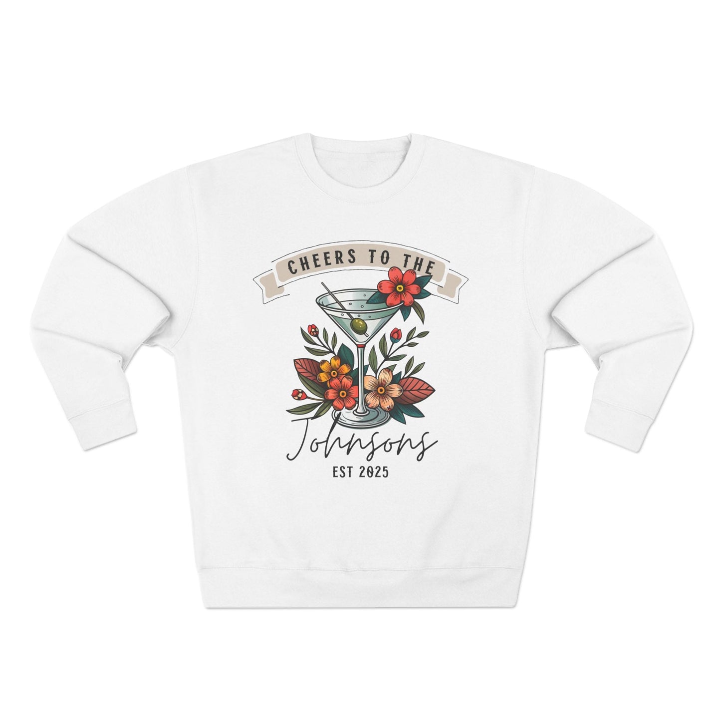 Signature Drink Personalized Wedding or Engagement Sweatshirt - Out of Office Outfitters - Sweatshirt