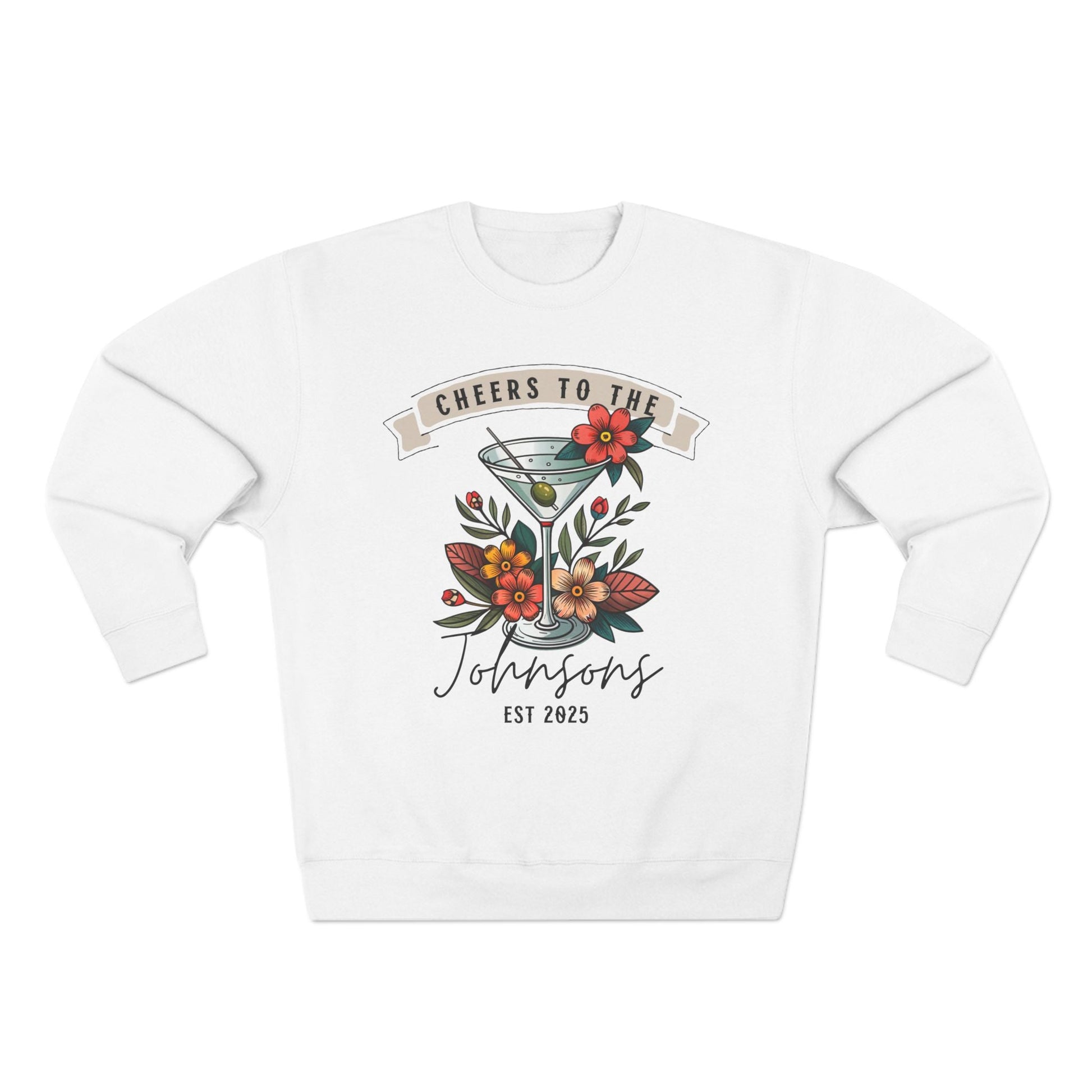 Signature Drink Personalized Wedding or Engagement Sweatshirt - Out of Office Outfitters - Sweatshirt