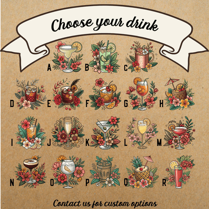 Signature Drink Personalized Wedding or Engagement Sweatshirt - Out of Office Outfitters - Sweatshirt