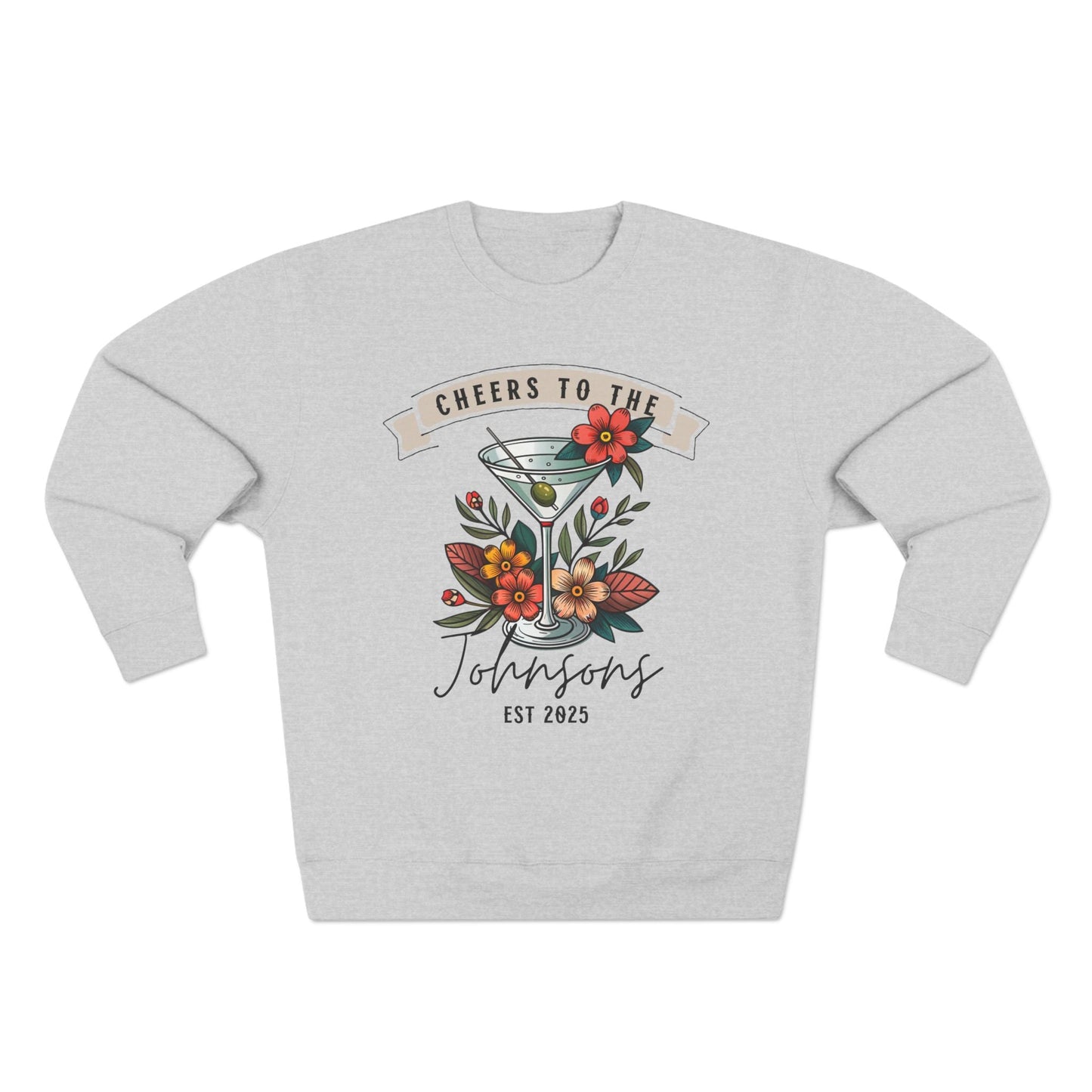 Signature Drink Personalized Wedding or Engagement Sweatshirt - Out of Office Outfitters - Sweatshirt