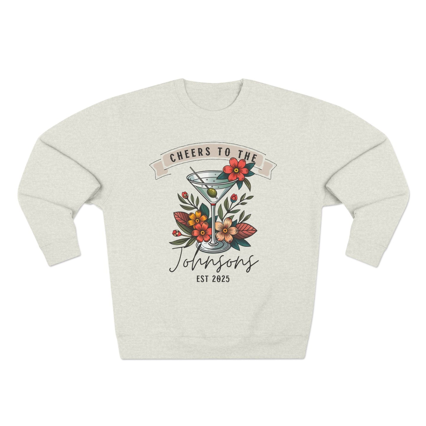 Signature Drink Personalized Wedding or Engagement Sweatshirt - Out of Office Outfitters - Sweatshirt