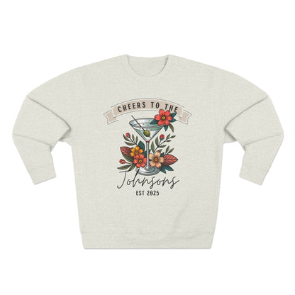 Signature Drink Personalized Wedding or Engagement Sweatshirt - Out of Office Outfitters - Sweatshirt