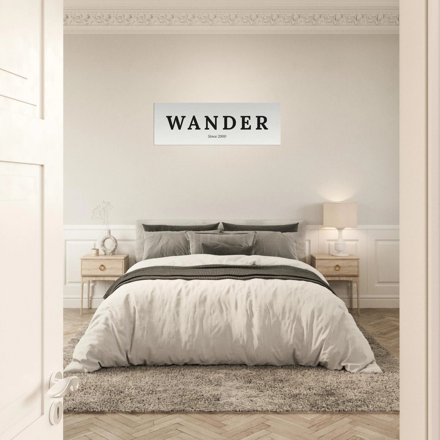 Single Word Travel Identity - Personalized Minimalist Canvas Wall Art - Out of Office Outfitters - Print Material