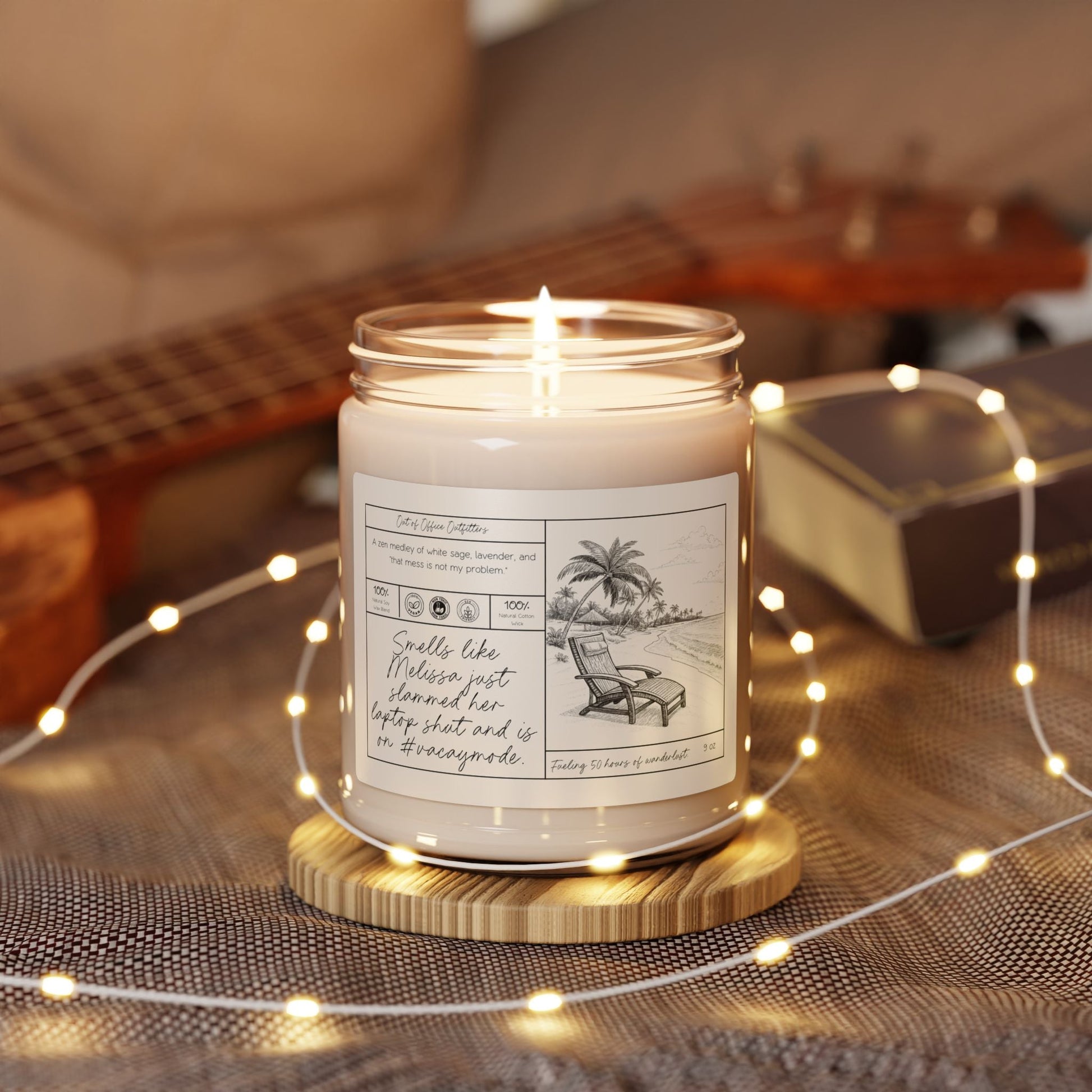 Smells Like Not My Problem Personalized Giftable Candle for Travelers - Out of Office Outfitters - Home Decor