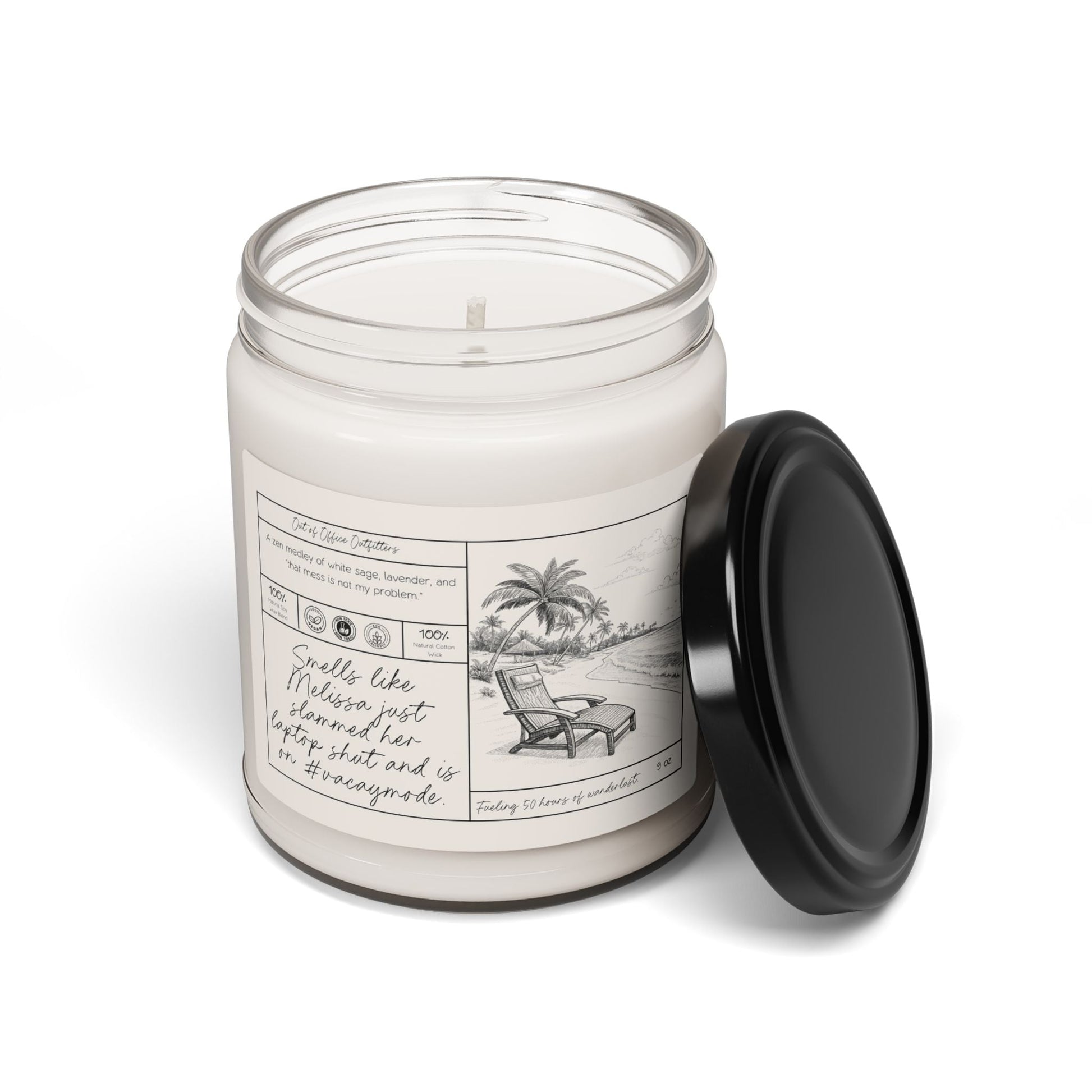 Smells Like Not My Problem Personalized Giftable Candle for Travelers - Out of Office Outfitters - Home Decor