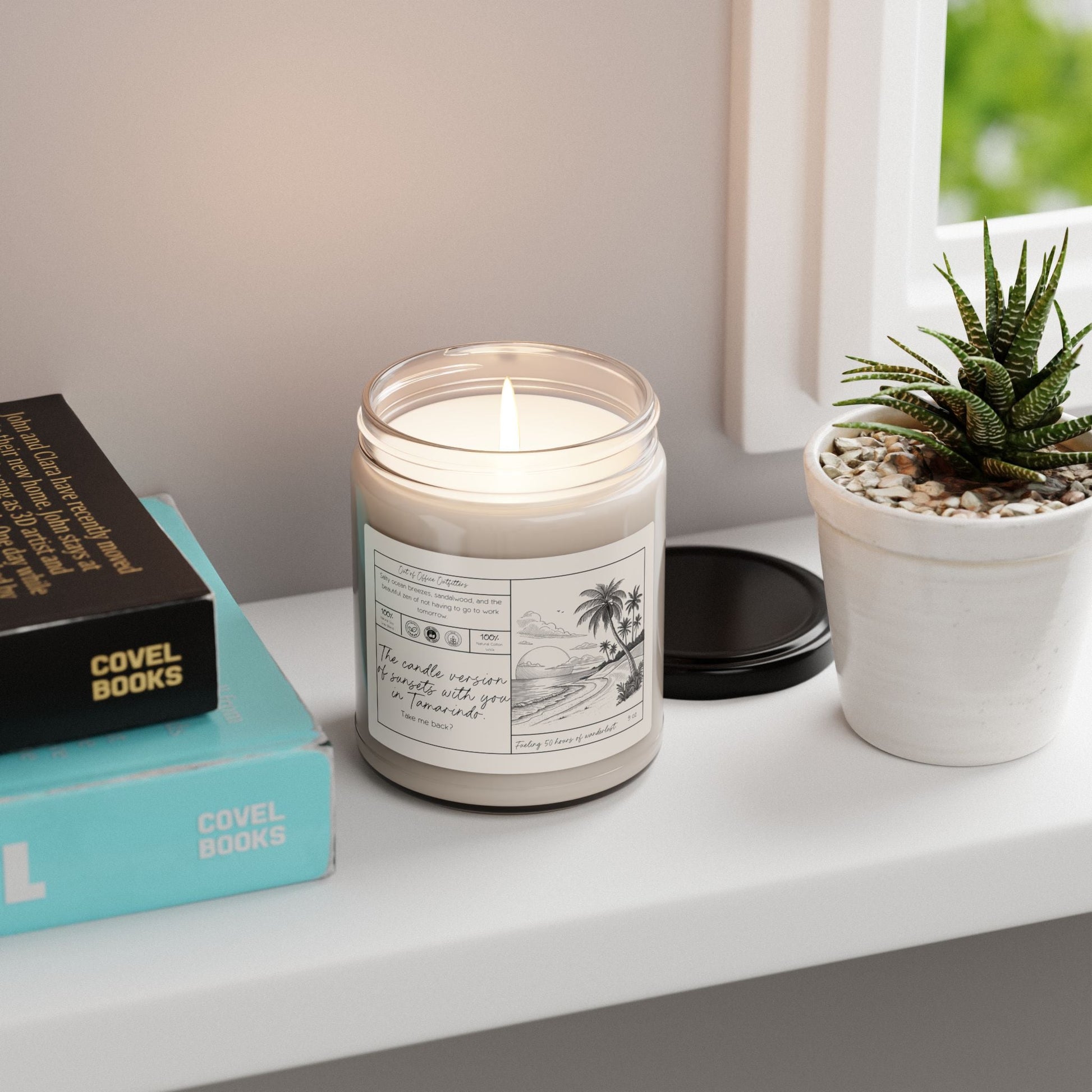 Sunsets with You Personalized Giftable Candle for Travelers - Out of Office Outfitters - Home Decor