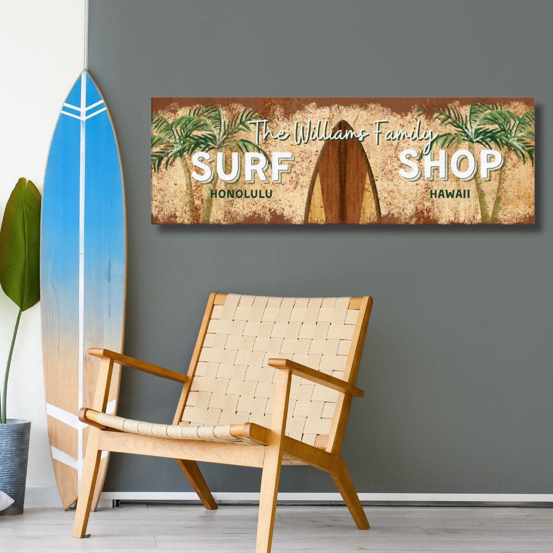 Surf Shop Canvas - Out of Office Outfitters - Print Material