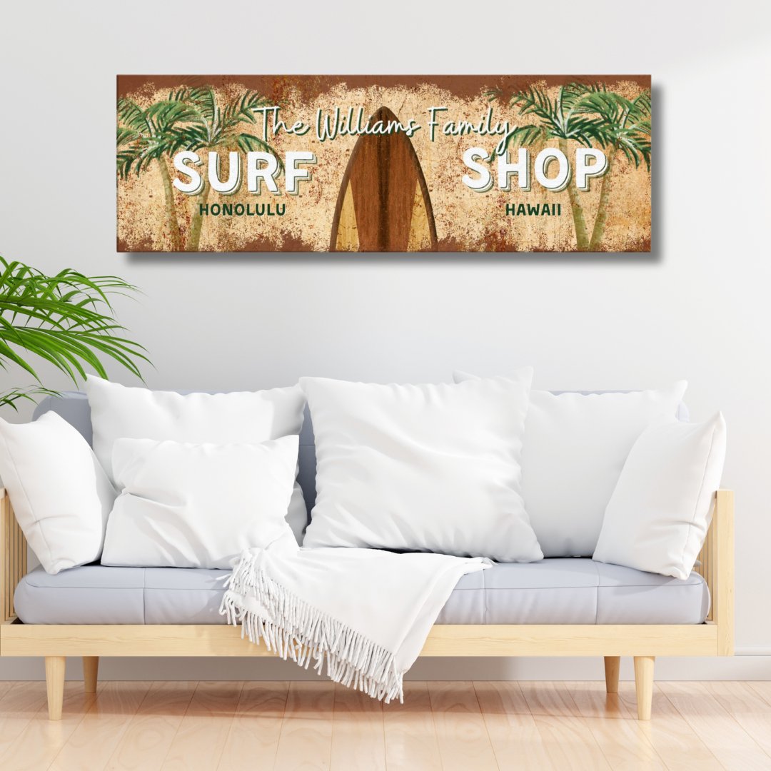 Surf Shop Canvas - Out of Office Outfitters - Print Material