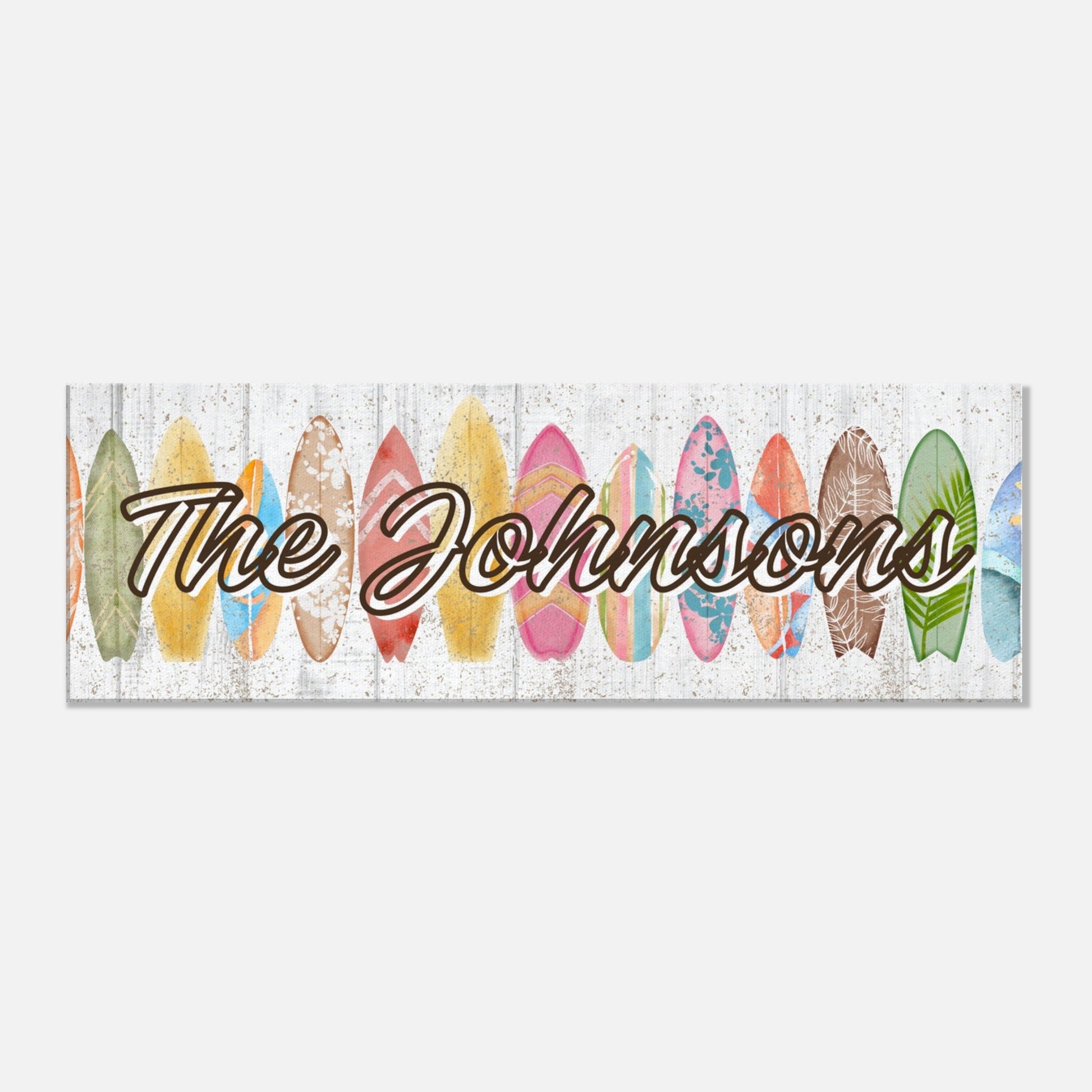 Surfboard Name Canvas - Out of Office Outfitters - Print Material