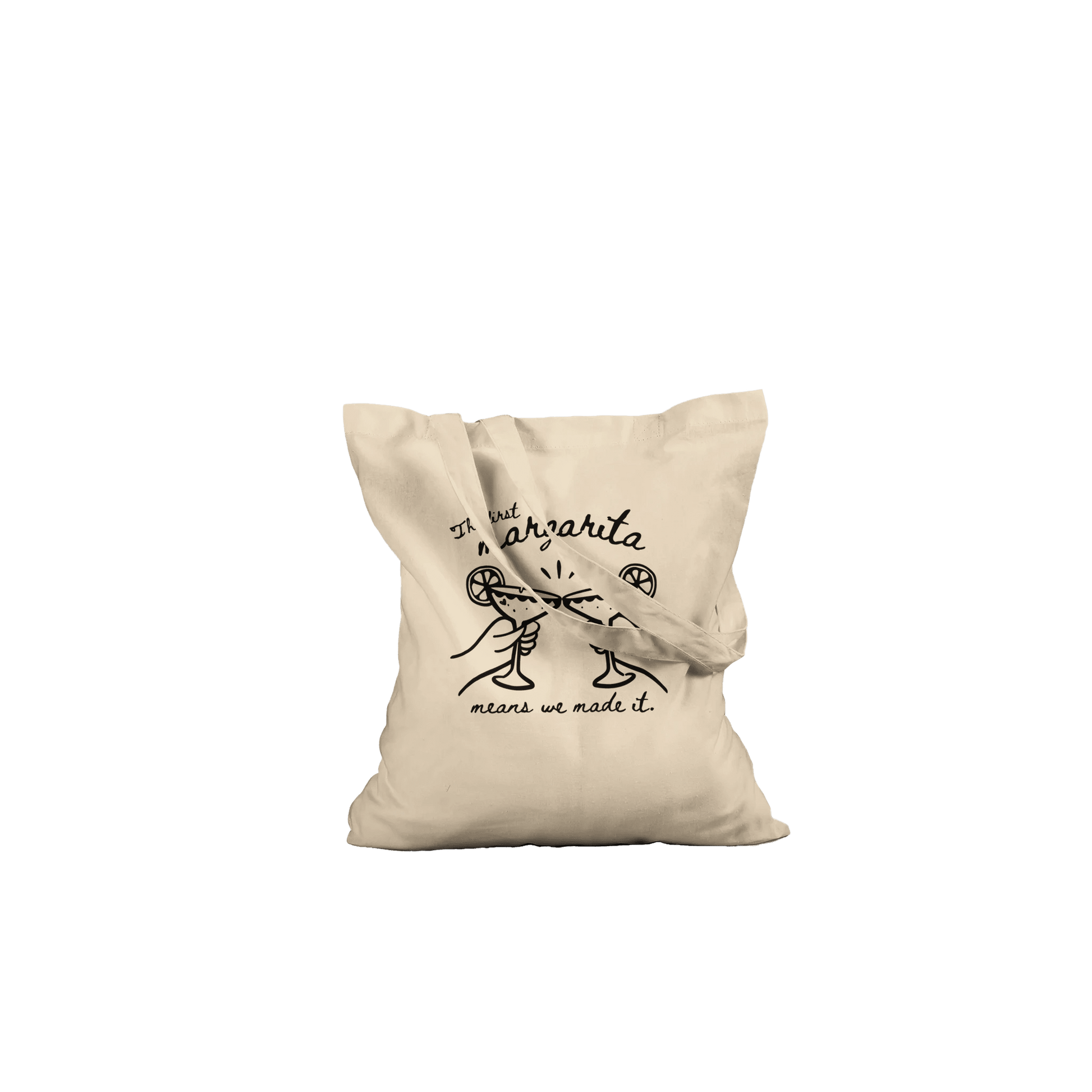 The First Margarita Means We Made It Crew Only Tote - Out of Office Outfitters - Print Material