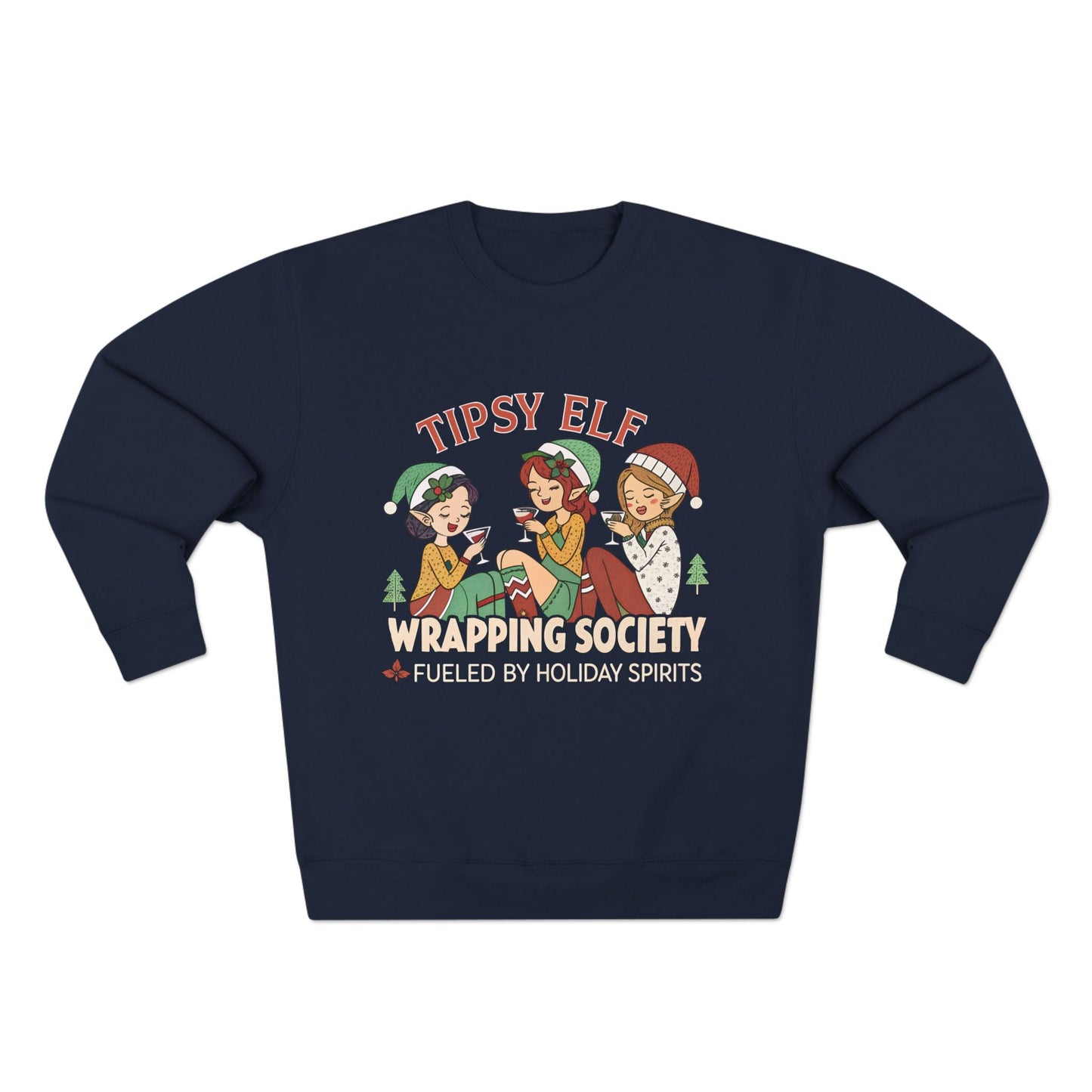 Tipsy Elf Wrapping Society Christmas Sweatshirt - Out of Office Outfitters - Sweatshirt
