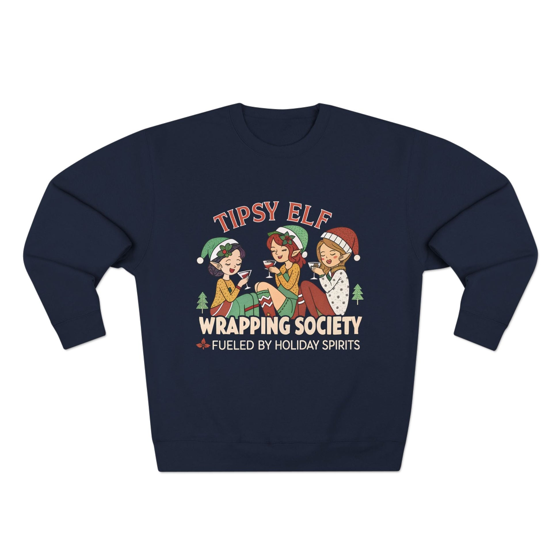 Tipsy Elf Wrapping Society Christmas Sweatshirt - Out of Office Outfitters - Sweatshirt