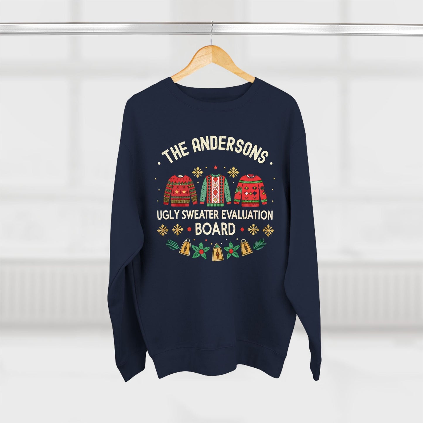 Ugly Sweater Evaluation Board Christmas Sweatshirt - Out of Office Outfitters - Sweatshirt