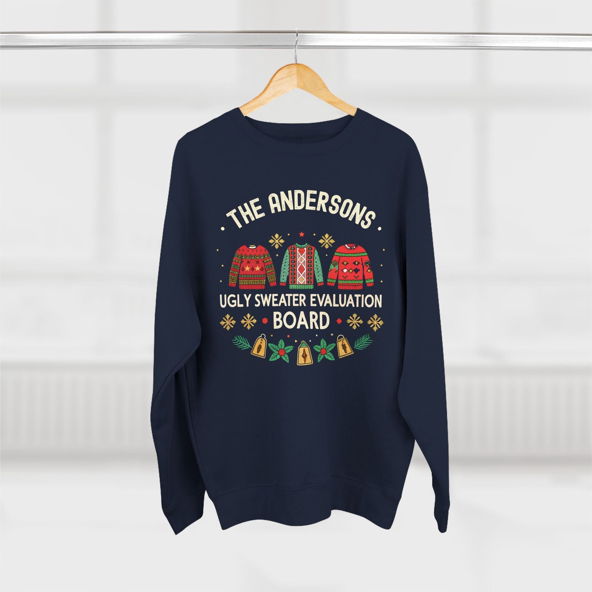 Ugly Sweater Evaluation Board Christmas Sweatshirt - Out of Office Outfitters - Sweatshirt