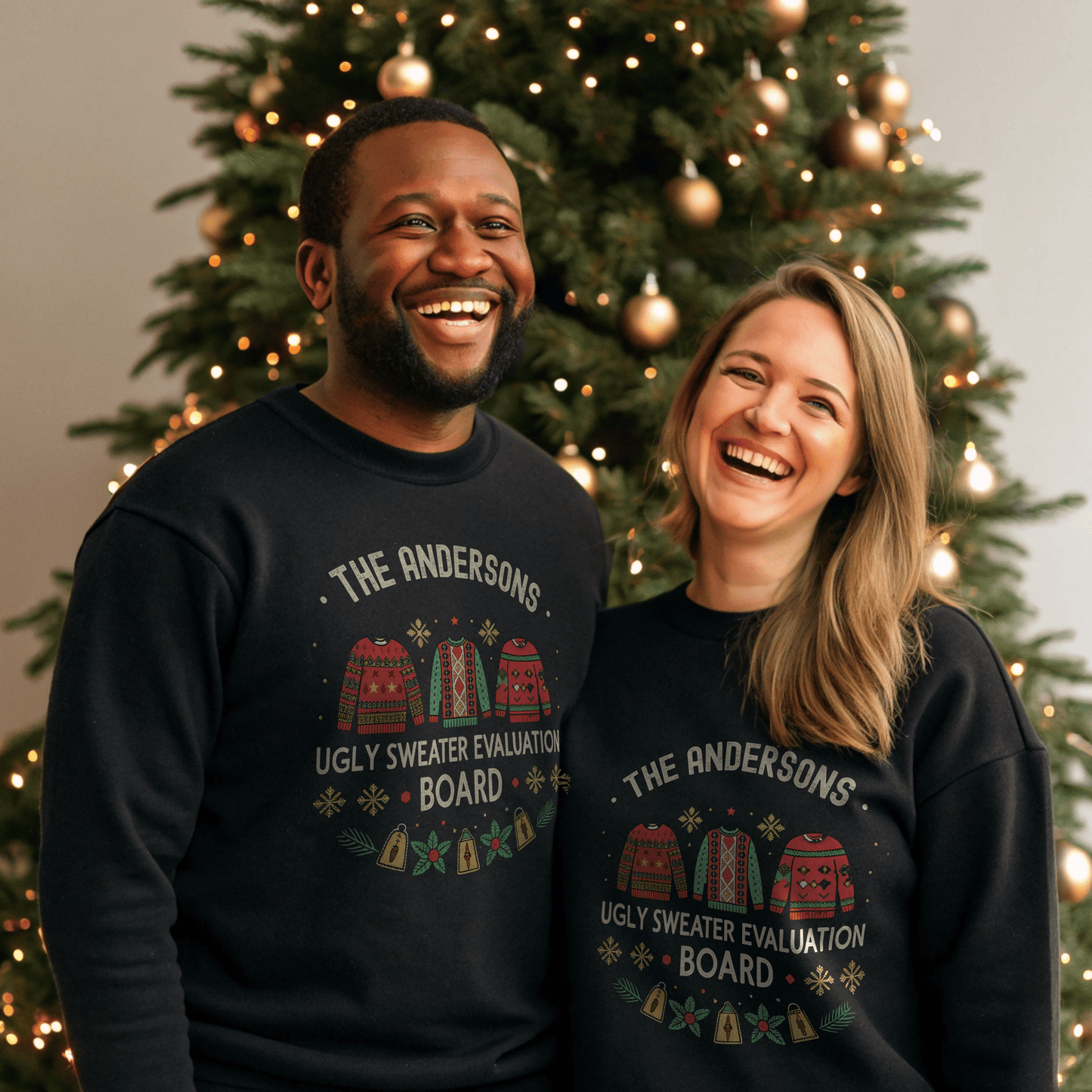 Ugly Sweater Evaluation Board Christmas Sweatshirt - Out of Office Outfitters - Sweatshirt