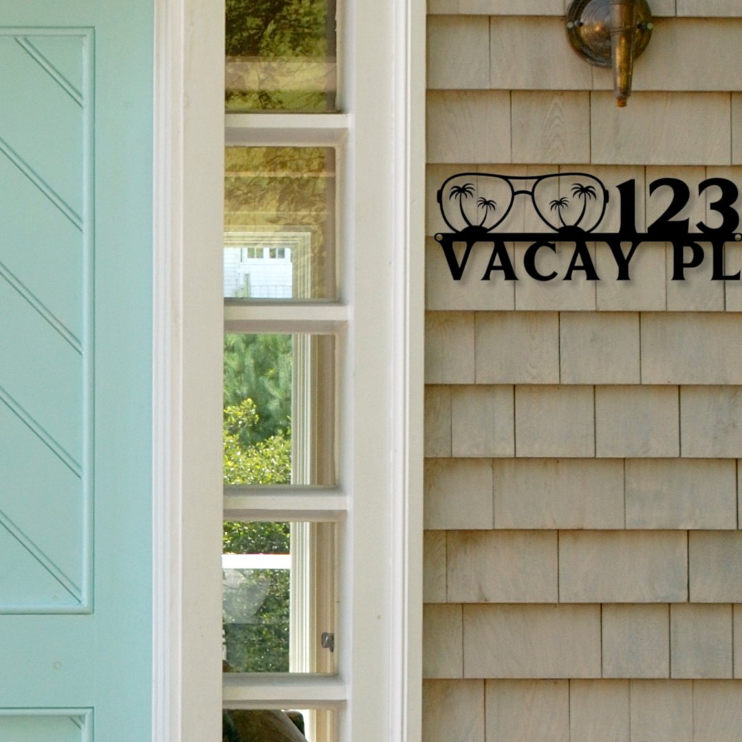 Vacay Mode Address Sign - Out of Office Outfitters - Die - Cut Sign