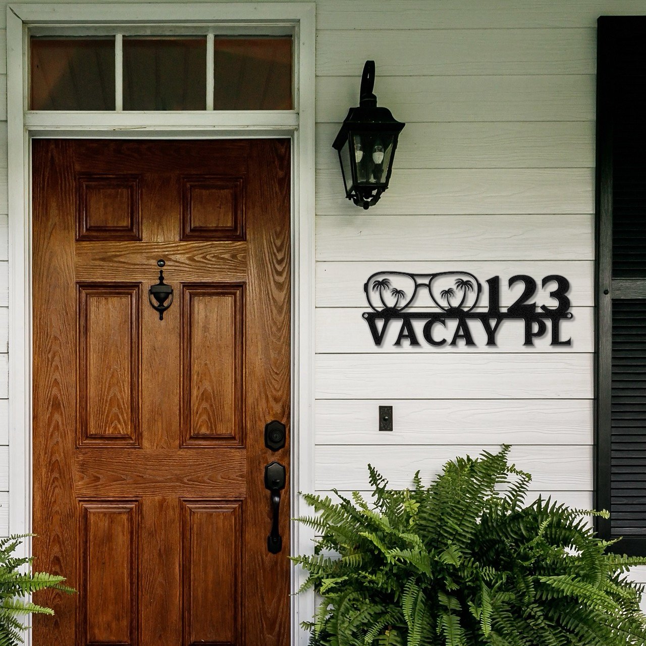 Vacay Mode Address Sign - Out of Office Outfitters - Die - Cut Sign