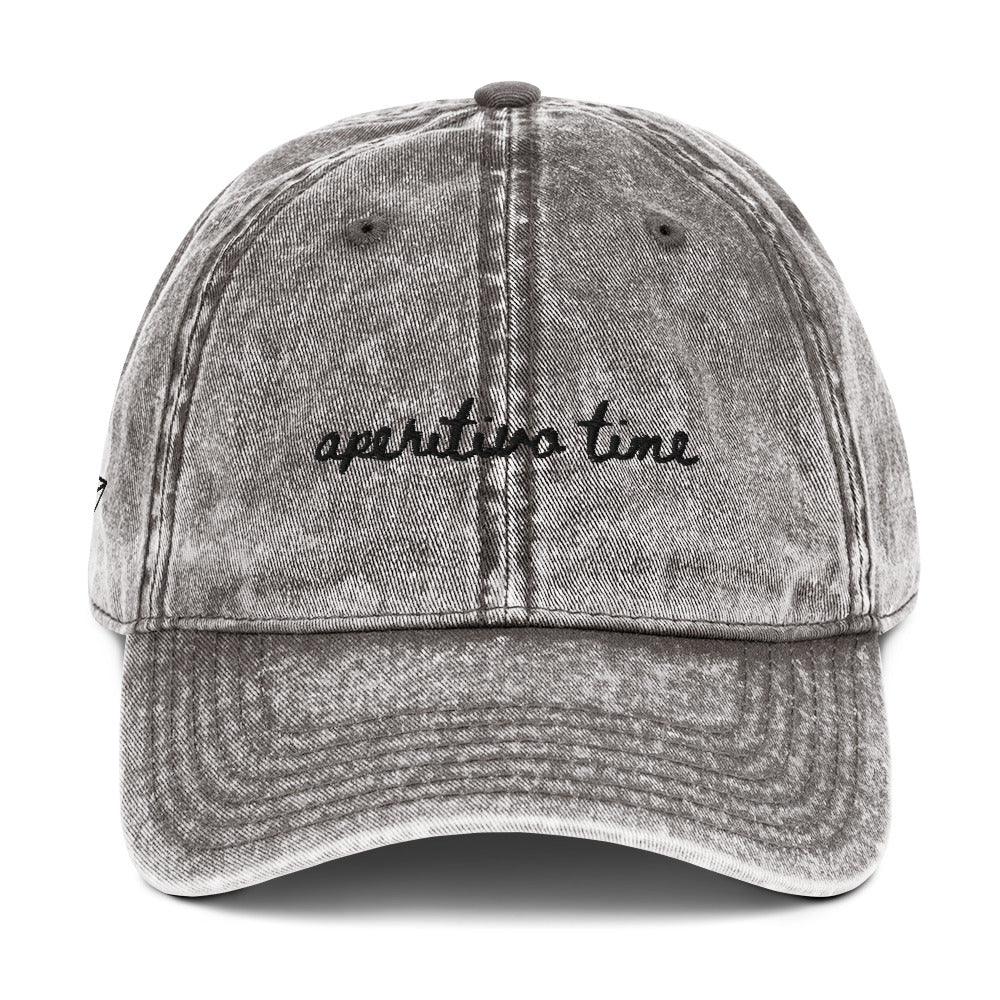 "Aperitivo Time" - Funny travel hat for foodies - mock up