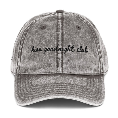 "kiss goodnight club" Travel Hat for Theme Park Lovers - mock up