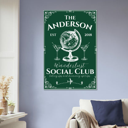 Wanderlust Social Club Poster - Out of Office Outfitters - Print Material