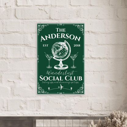 Wanderlust Social Club Poster - Out of Office Outfitters - Print Material