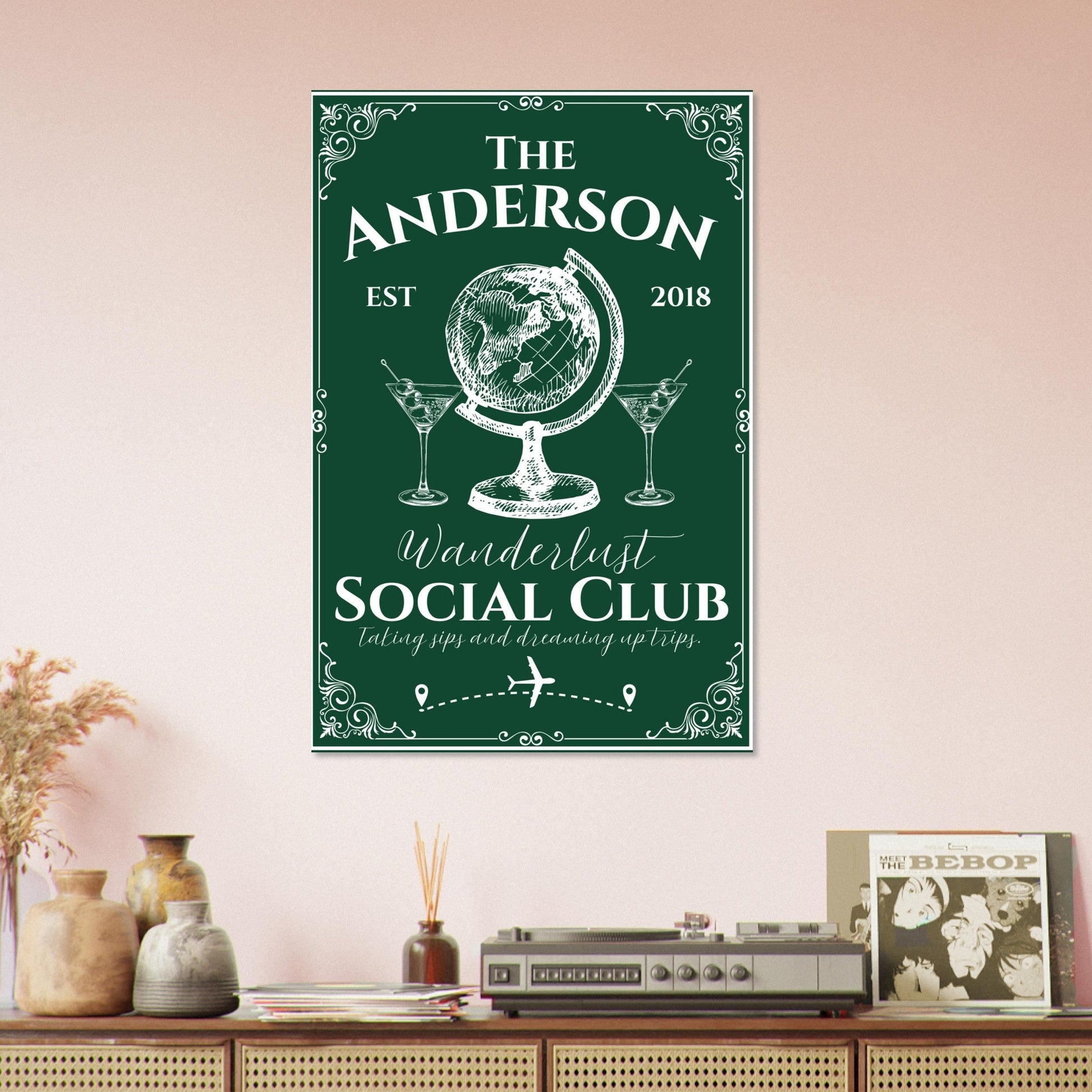 Wanderlust Social Club Poster - Out of Office Outfitters - Print Material